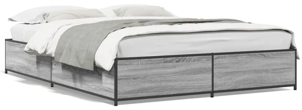 Giroletto Grigio Sonoma 120x200 Cm İn Legno Multistrato Metallo /