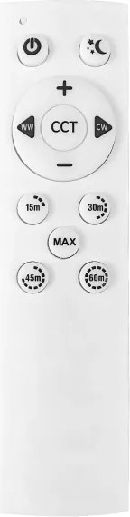 Plafoniera LED dimmerabile SM. GALAXY M. 24W/230V Ø55 cm beige/marrone/oro + telecomando