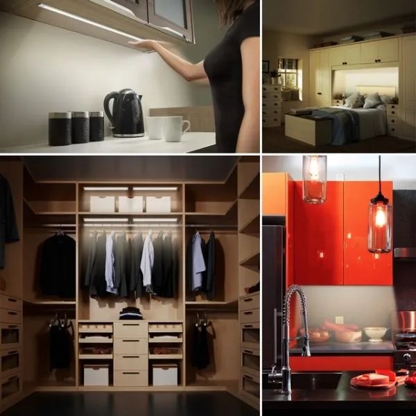 Luce LED Dimmerabile sottopensile con un sensore LED/5W/12/230V