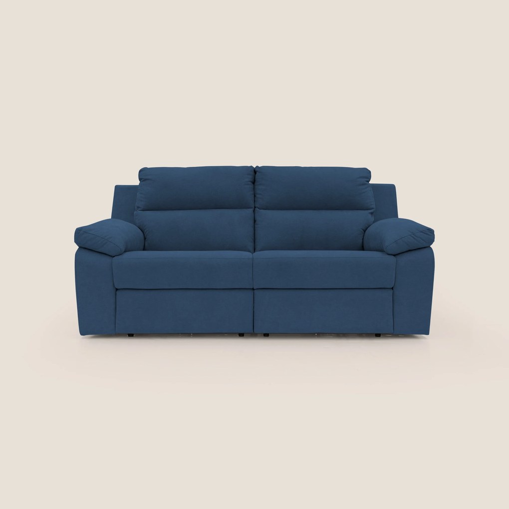 Romeo Divano relax con recliner elettrico in morbido tessuto impermeabile T02