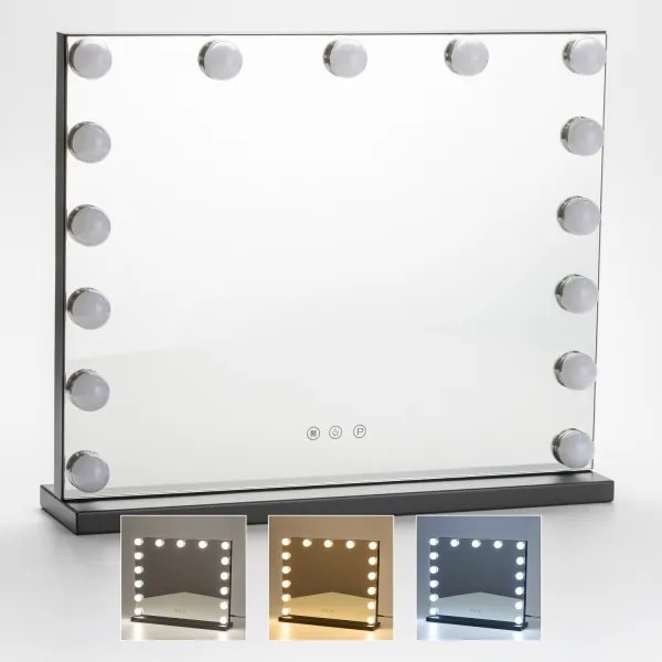 Brilagi - Specchio trucco LED dimmerabile HOLLYWOOD 15W 3000-6500K