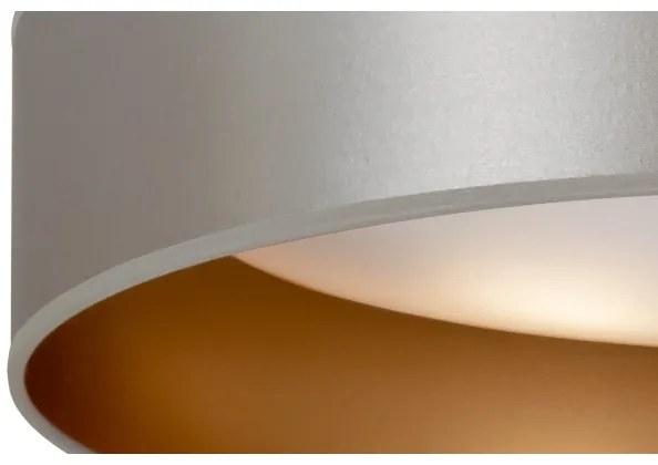 Duolla - Plafoniera LED ROLLER LED/24W/230V diametro 45 cm argento/oro