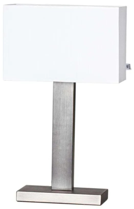 By Rydéns - Prime Lampada da Tavolo H47 Brushed Steel/White By Rydéns