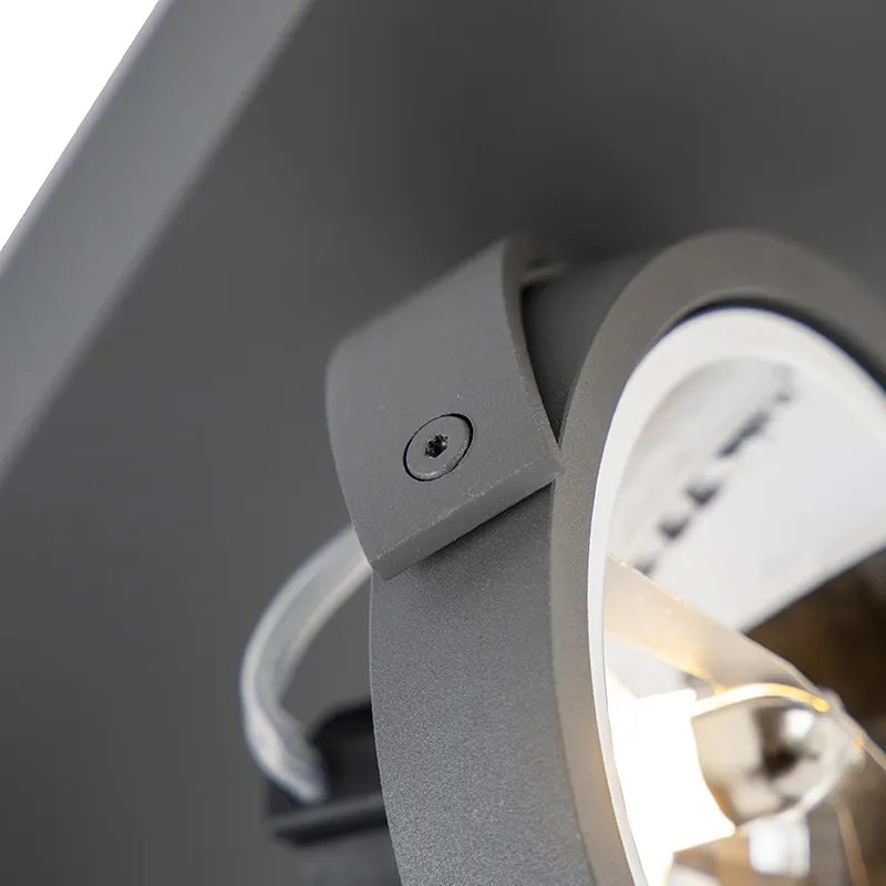 Faretto di design grigio orientabile 3 luci - Go