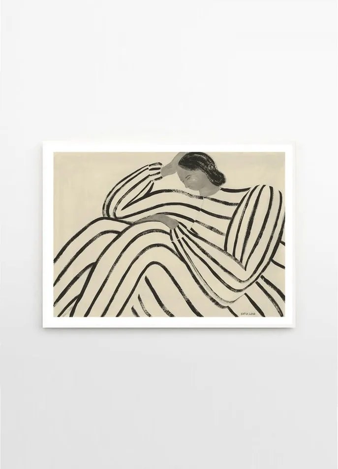 Poster 100x70 cm Waiting – Sofia Lind – The Poster Club