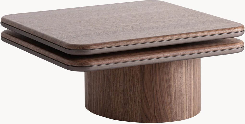 Tavolino da salotto in legno fatto a mano con piano girevole Kexby