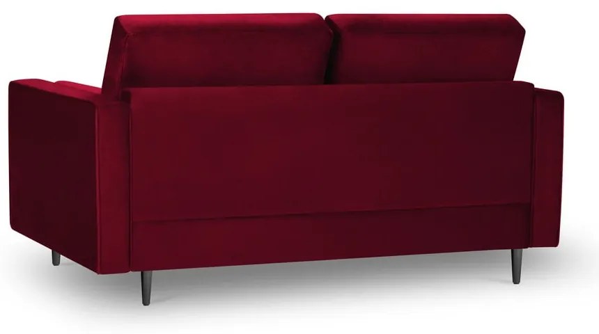 Divano in velluto rosso , 174 cm Santo - Milo Casa