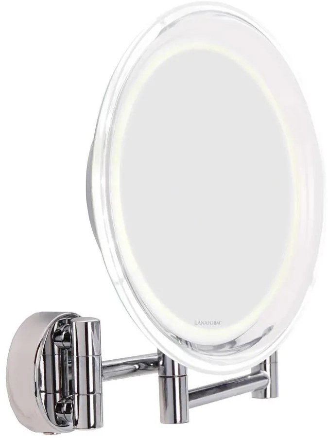 Lanaform - Specchio cosmetico da parete WALL LED/4xAAA