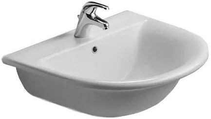 Ideal Standard Fiorile T073061 Lavabo Con Foro Rubinetteria Centrale 70x58 5 Cm Bianco europeo Rubinetteria Non Inclusa