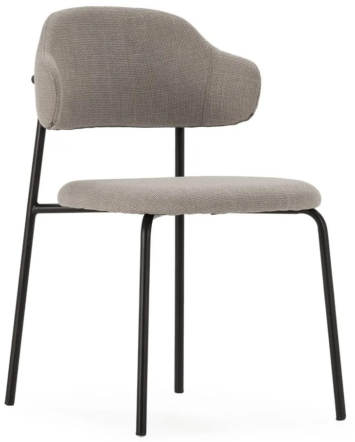 Sedie da pranzo in set grigio chiaro 4 pz Adriel – Marckeric