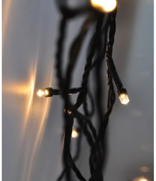 Solight 1V05-WW- Catena LED natalizia da esterno 500xLED/8 funzioni IP44 55m bianco caldo