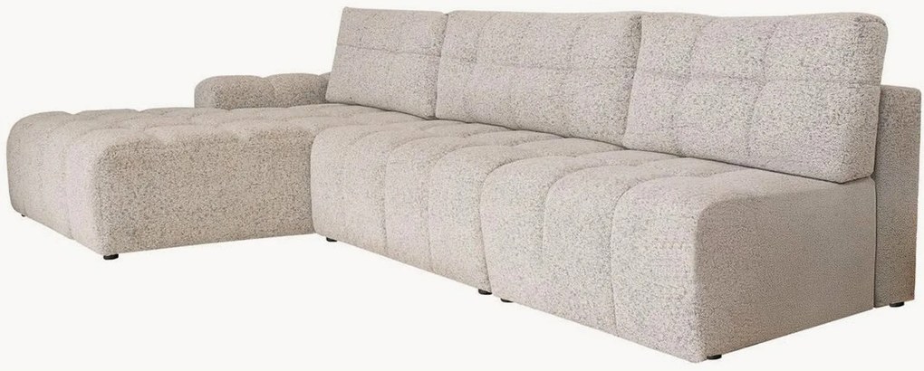 Divano letto angolare 5 posti con contenitore Lulu