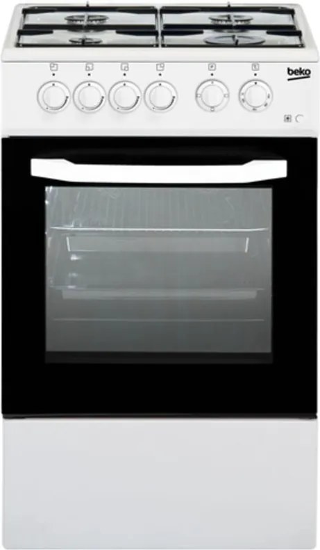 Beko CSS42014FW Cucina a Gas con Forno Elettrico Bianco 50x50 cm
