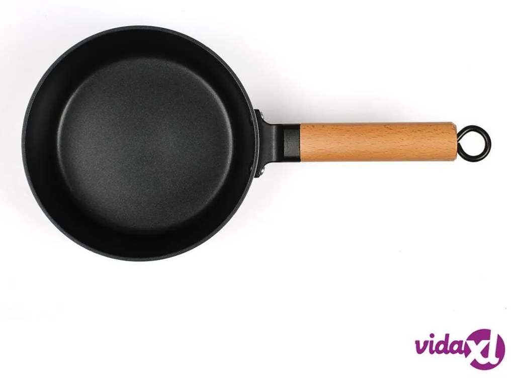 Livoo Casseruola con Manico in Legno 18 cm Bianco