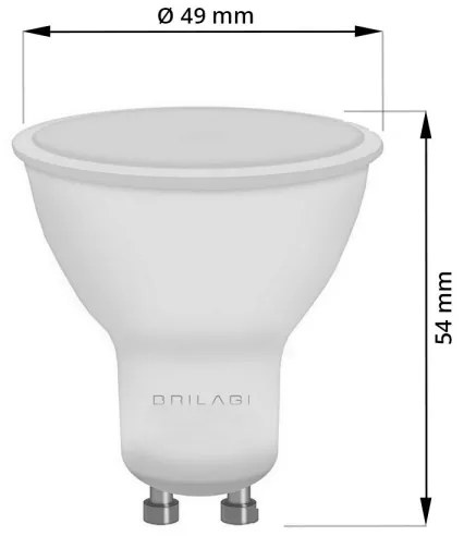 Lampadina LED ECOLINE GU10/8,5W/230V 4000K - Brilagi