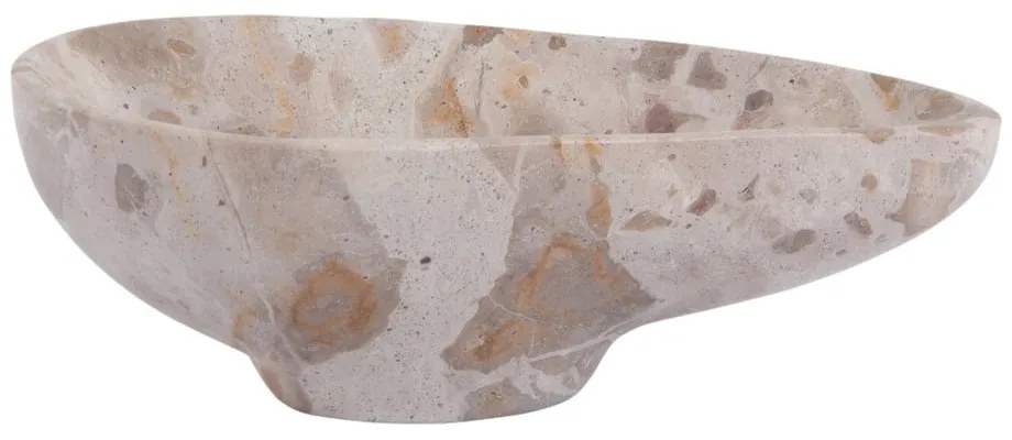 Ciotola decorativa in marmo 12,5x20 cm Organic - PT LIVING