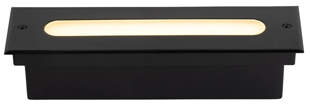 Faretto da incasso nero moderno 30 cm con LED IP65 - Eline