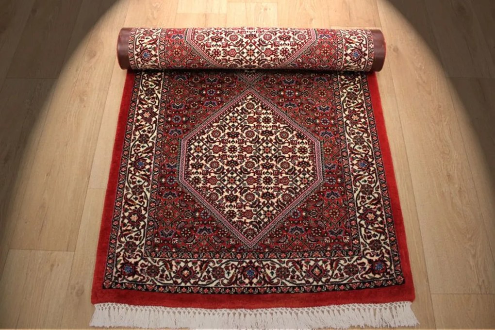 Bidjar Tappeto 90 x 200 (Iran) Annodato A Mano