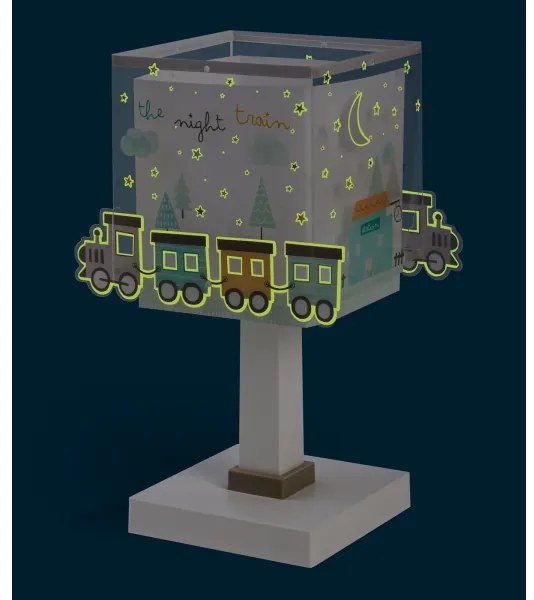Dalber 63531N - Lampada da comodino LED per bambini TRAIN 1xG4/4W/230V, multicolore