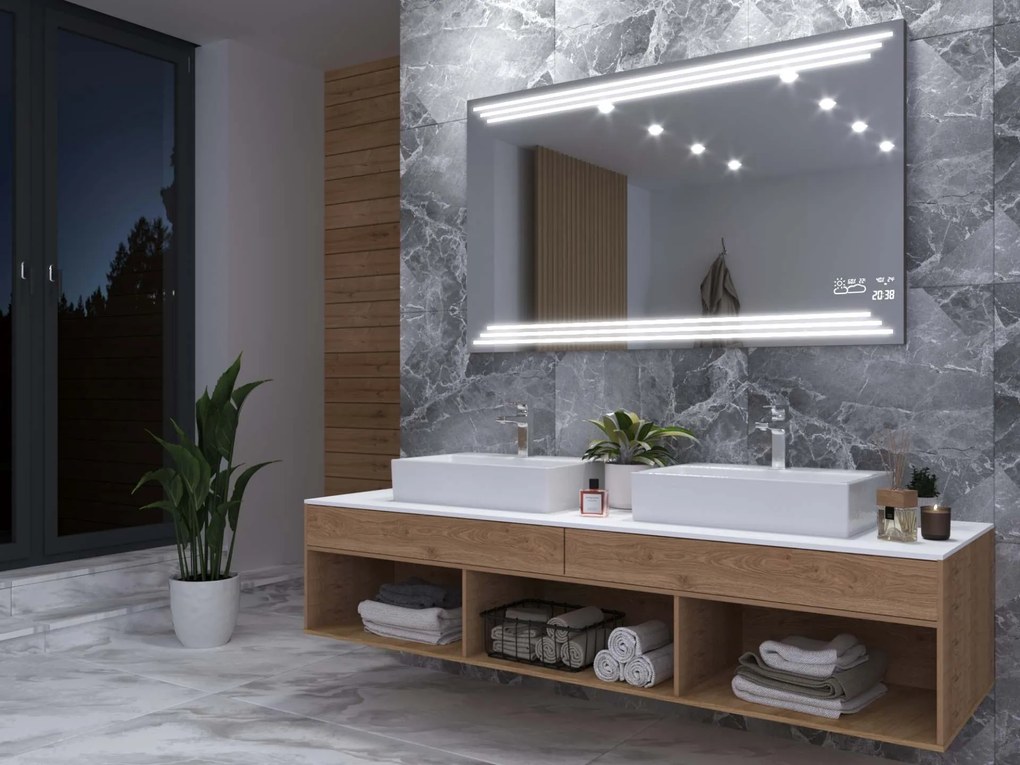 Specchio con LED illuminazione M17 premium