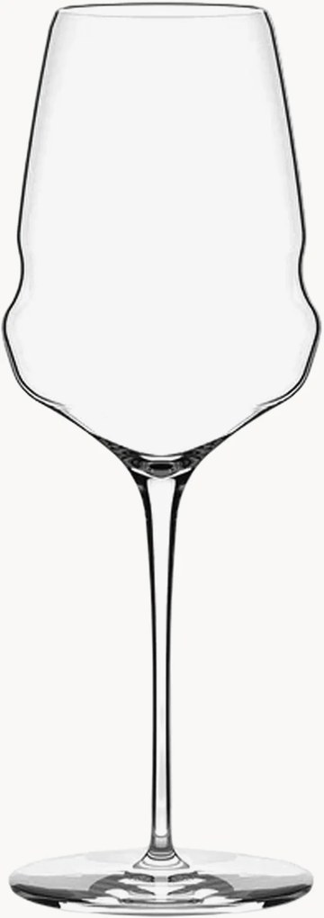Set di 6 bicchieri da vino bianco in cristallo CoCoon