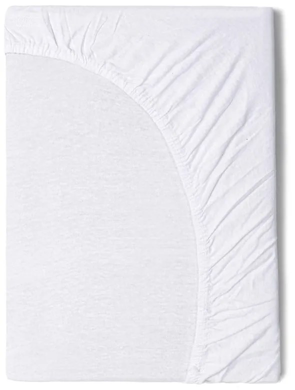 Lenzuolo elastico Baby in cotone bianco, 70 x 140/150 cm - Good Morning