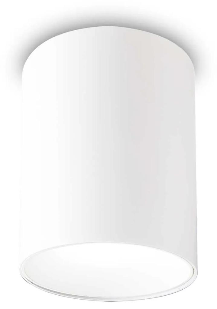Plafoniera Moderna Nitro Round Alluminio Bianco Led 10W 3000K Luce Calda