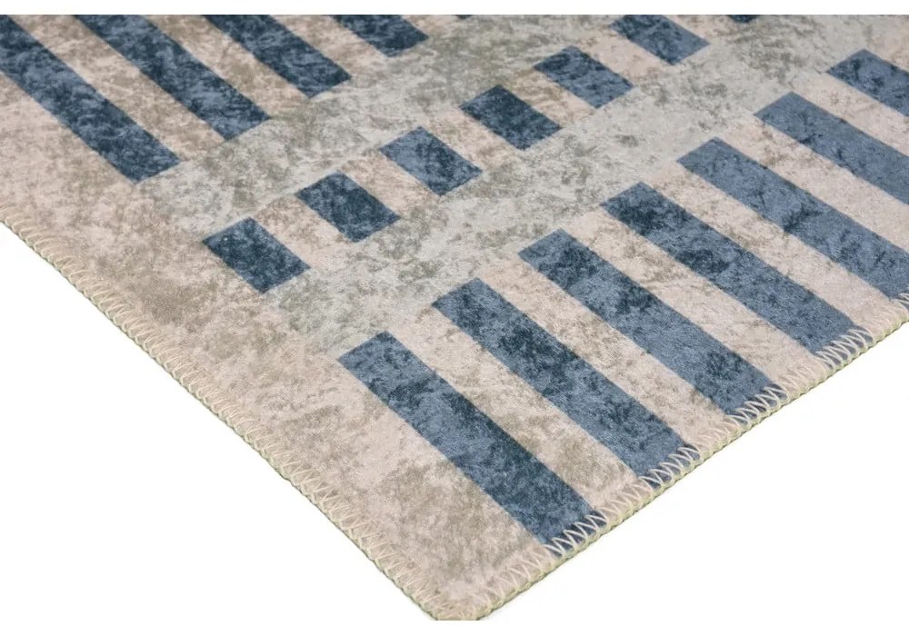 Tappeto blu/grigio 140x80 cm - Vitaus