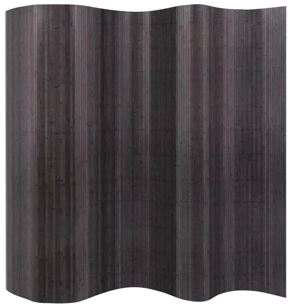 Divisorio Per Stanza İn Bambù Grigio 250x165 Cm /