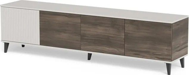 Mobile TV Random 2 RTV-3 in cashmere / noce / nero – 200x40x52 cm