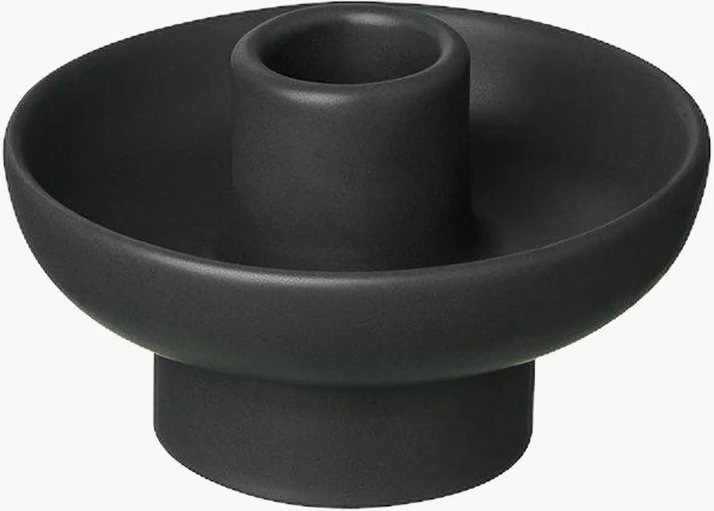 Portacandele in ceramica Vela