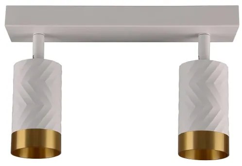 Faretto ARRAS 2xGU10/10W/230V bianco