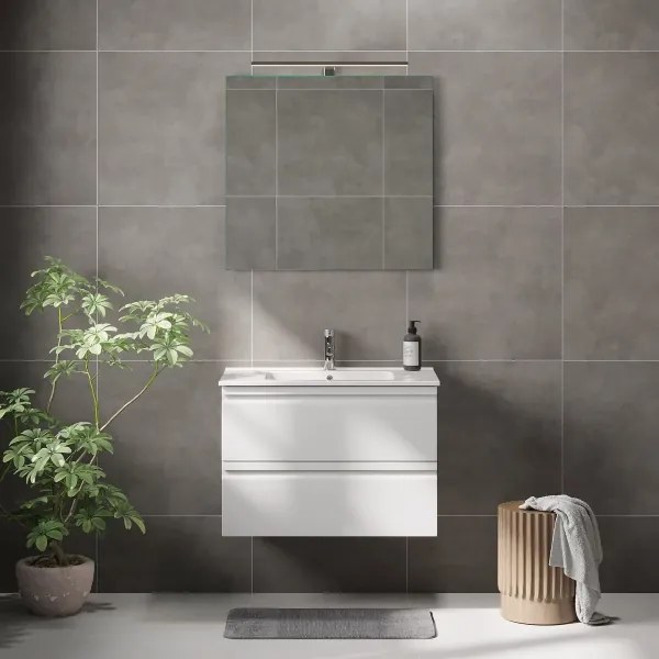 BATH DELUXE 01-080-01-58-00 - Specchio da bagno NORDBORG 80x75 cm