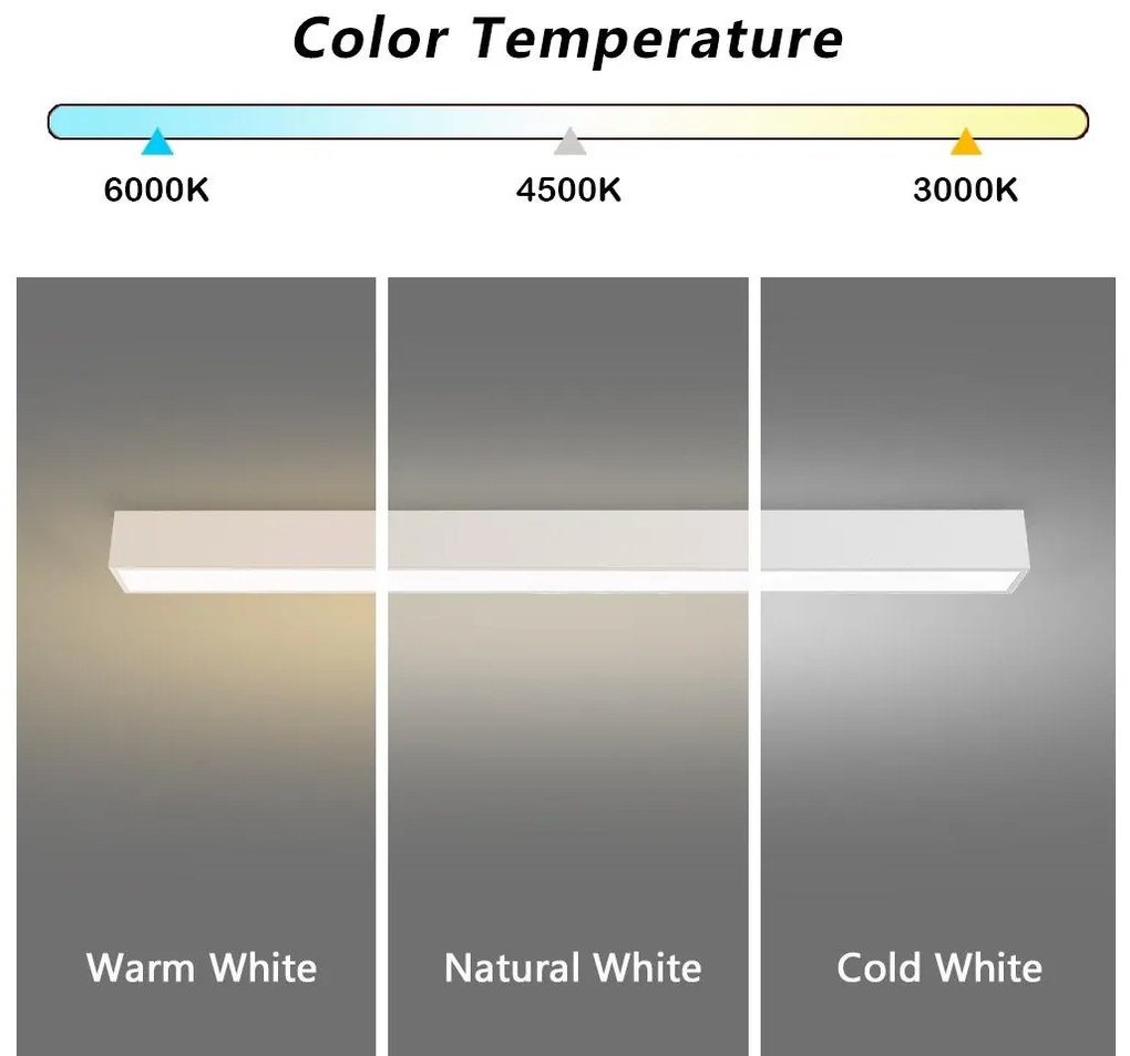 Immax NEO 07259L - Luce LED dimmerabile LUNGO 38W/230V Wi-Fi Tuya bianco + +TC