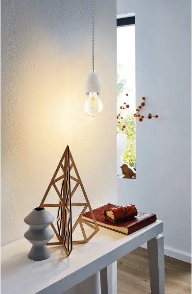 Eglo 32531 - Lampadario a sospensione con filo YORTH 1xE27/60W/230V