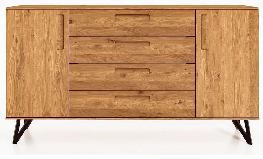 Cassettiera alta in rovere 182x100 cm Golo - The Beds