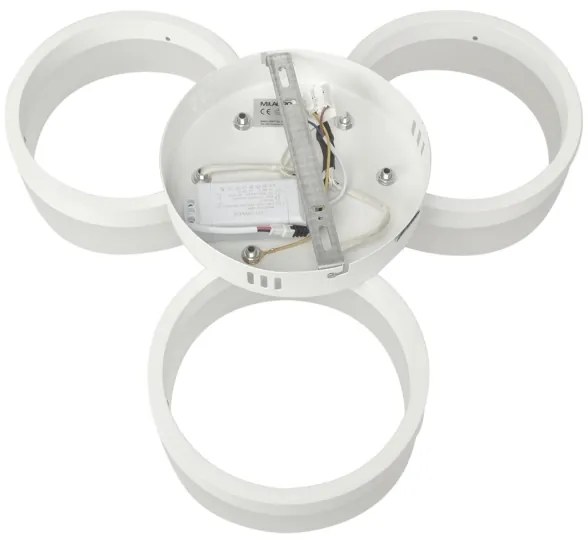 Plafoniera LED RING 3xLED/12W/230V bianco