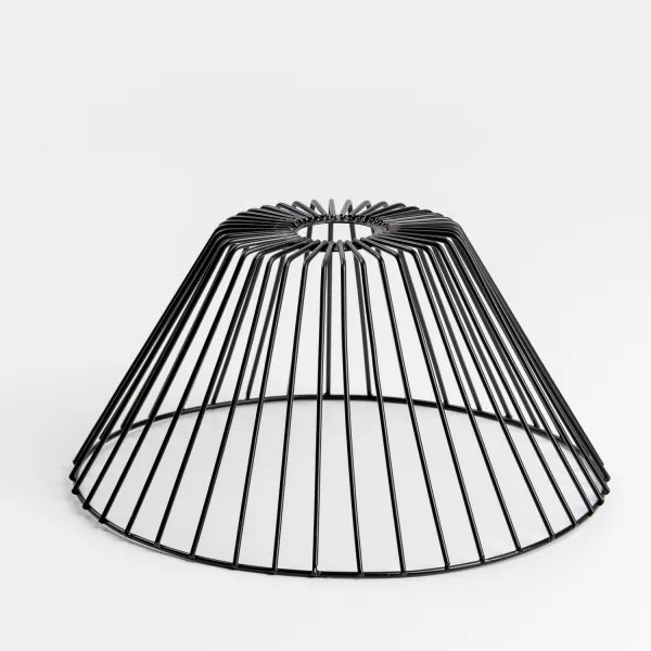 Brilagi - Lampadario a plafone LED CERIA WIRE 1xE27/40W/230V Ø 30 cm nero/rovere