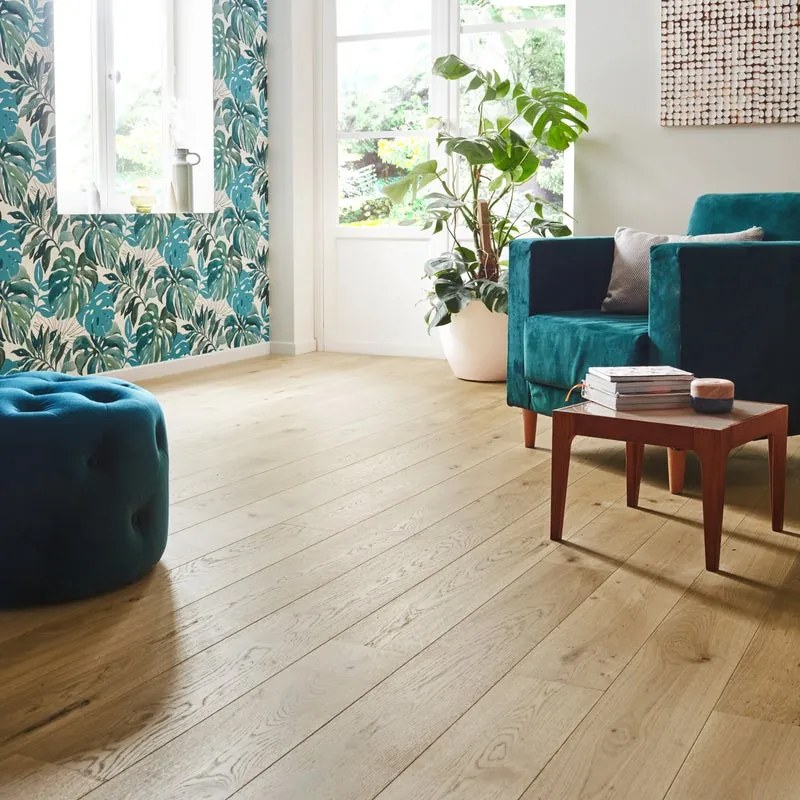 Parquet multistrato intenso L in rovere irlandese vetrificato elegance sp. 14/3.3 mm 1.548 m²