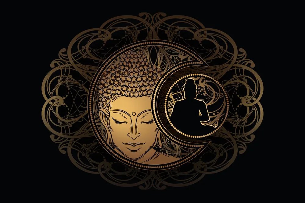 Stampa su tela – Forza armonica del Buddha