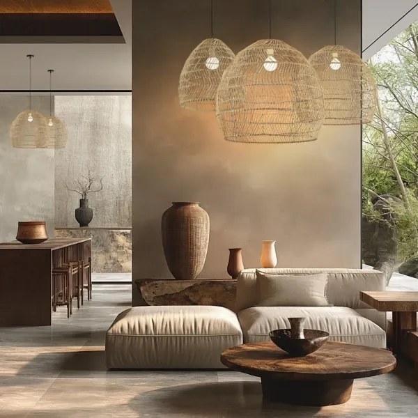 Immax 08261L - Lampadario sospeso con cavo BOHO DELICADO 1xE27/40W/230V Ø 60 cm