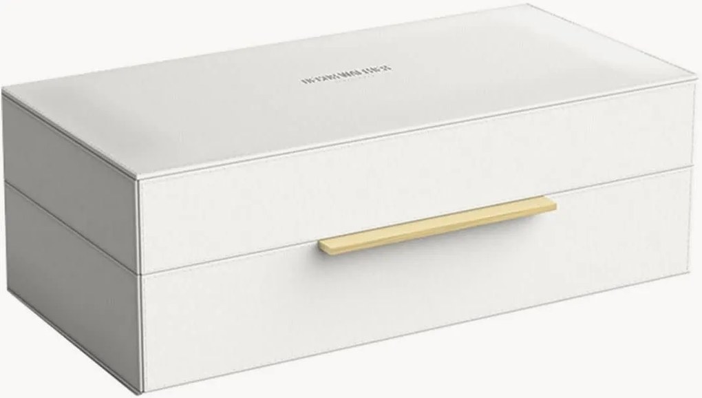 Scatola portaoggetti in ecopelle Brownie