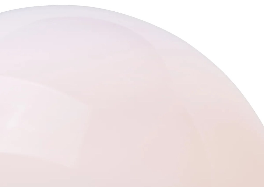 Lampada da parete moderna per esterni in acciaio inossidabile con globo in plastica IP44 - Sfera