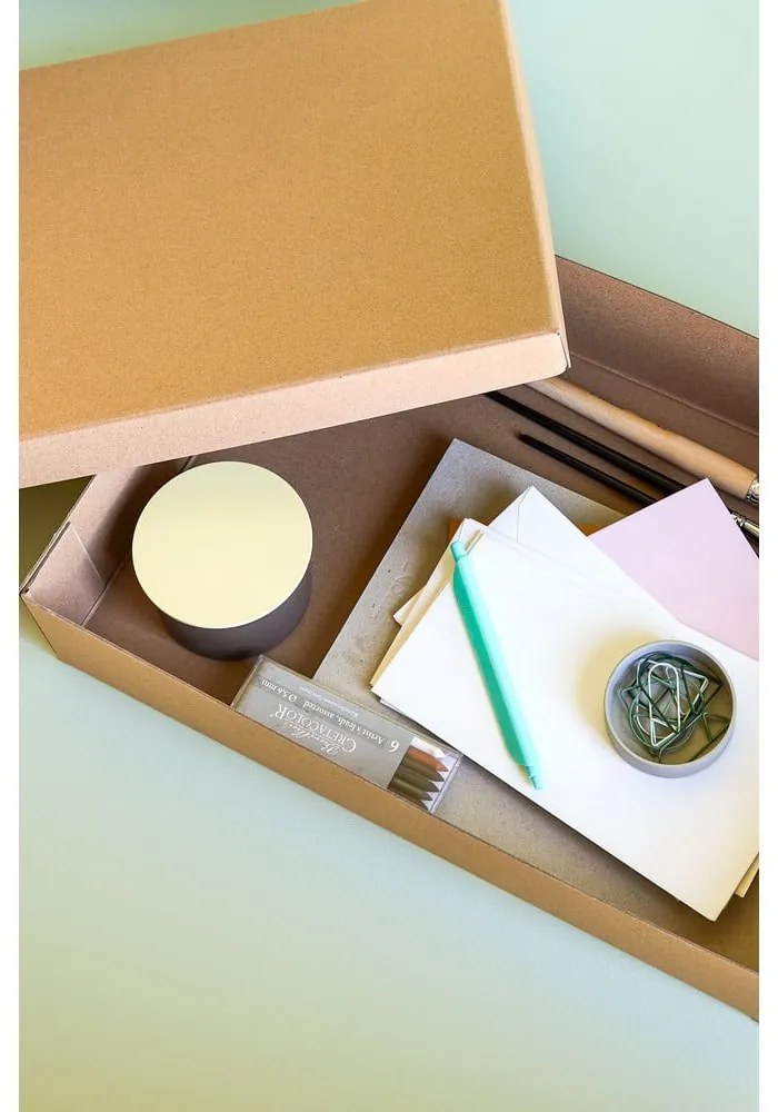 Scatola decorativa in metallo con coperchio District - Hübsch