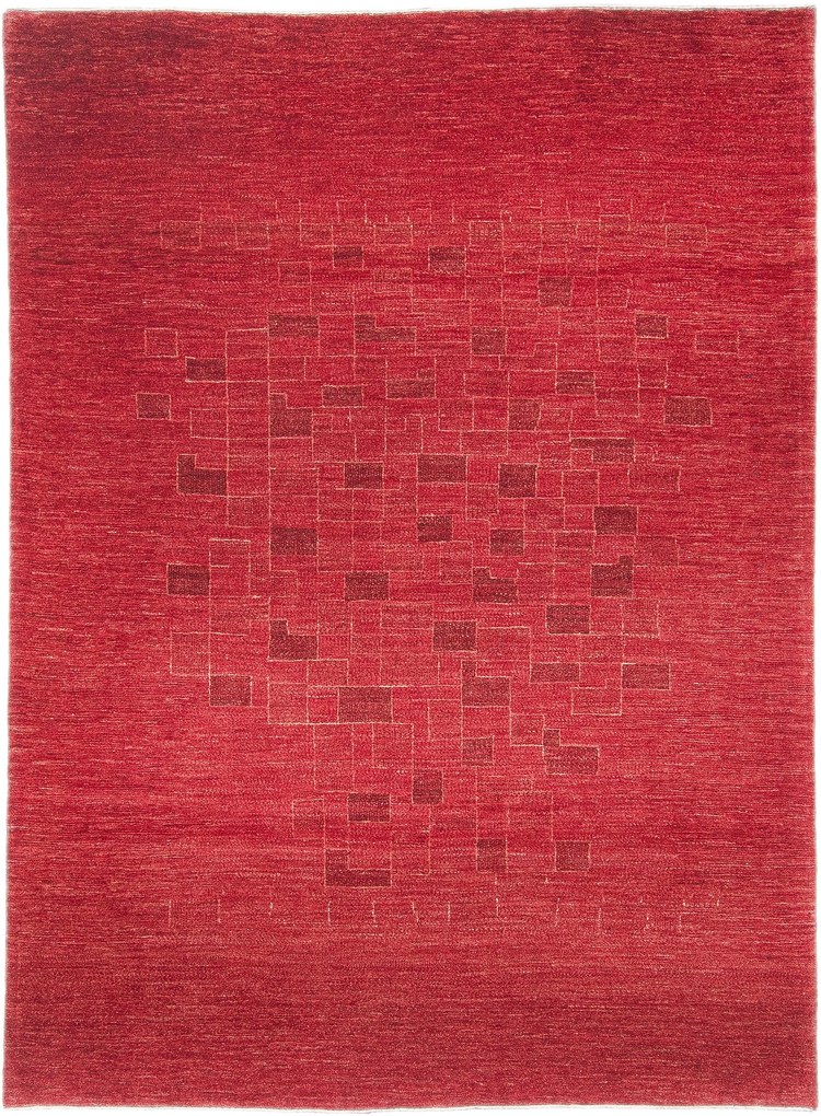 Loribaft Tappeto 180x240 Rosso (Iran) Annodato A Mano