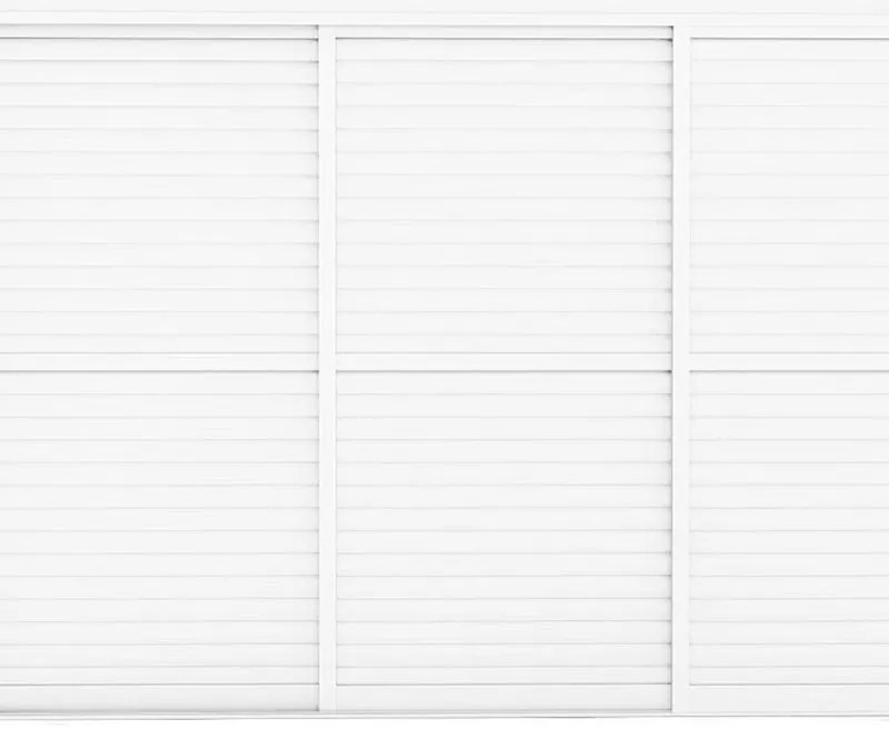 Parete per pergola Bouganville bianco L 370 x L 370 cm, 3 pezzi