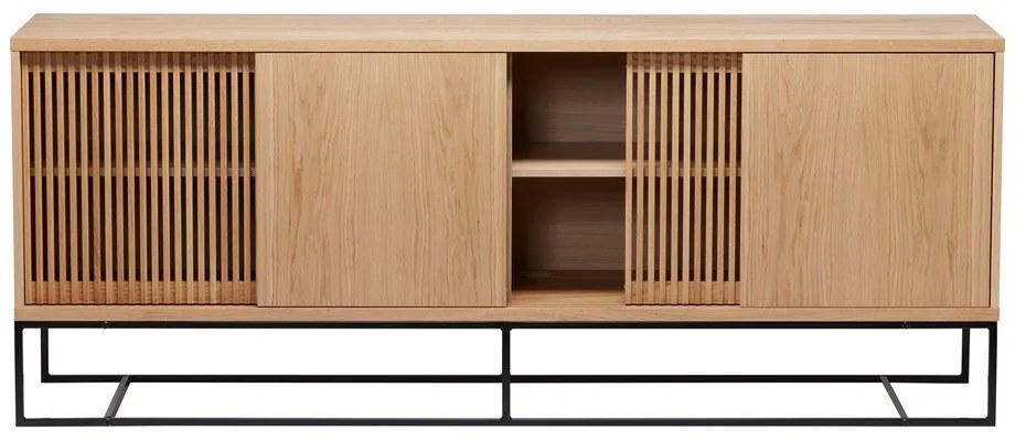 Cassettiera bassa in rovere naturale 188x75 cm Ende - Woodman
