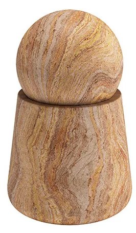 Serene Jar Tall Rainbow Sandstone - Woud