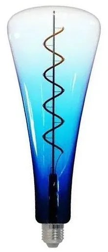 Lampadina LED FILAMENT SHAPE T110 E27/5W/230V 1800K blu