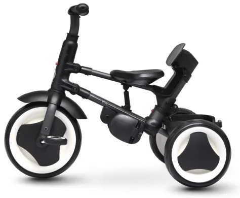 QPlay - Triciclo per bambini 3in1 RITO EVA nero